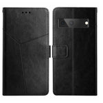 HT01 Cassa del telefono di cuoio di vibrazione del modello a forma di Y, For Google Pixel 7A, For Samsung Galaxy M14 5G