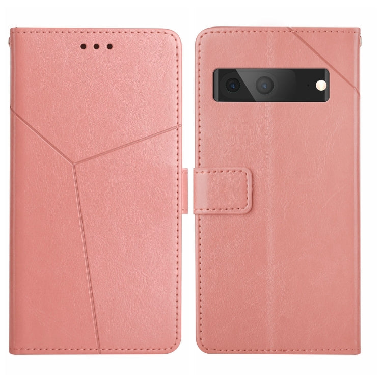HT01 Cassa del telefono di cuoio di vibrazione del modello a forma di Y, For Google Pixel 7A, For Samsung Galaxy M14 5G