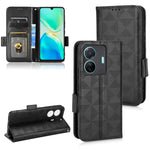 Custodia per telefono in pelle a triangolo simmetrico, For vivo S12 Pro / V230 Pro, For vivo S15e 5G, For vivo T1 5G / Y75 5G / Y55 5G, For vivo V27e / S16e