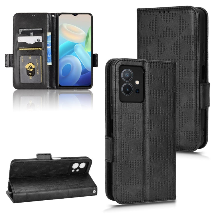 Custodia per telefono in pelle a triangolo simmetrico, For vivo S12 Pro / V230 Pro, For vivo S15e 5G, For vivo T1 5G / Y75 5G / Y55 5G, For vivo V27e / S16e