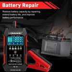 KONNWEI CR-10 2.4 pollici caricabatteria per auto strumento di riparazione impulso batteria, EU Plug, US Plug, UK Plug