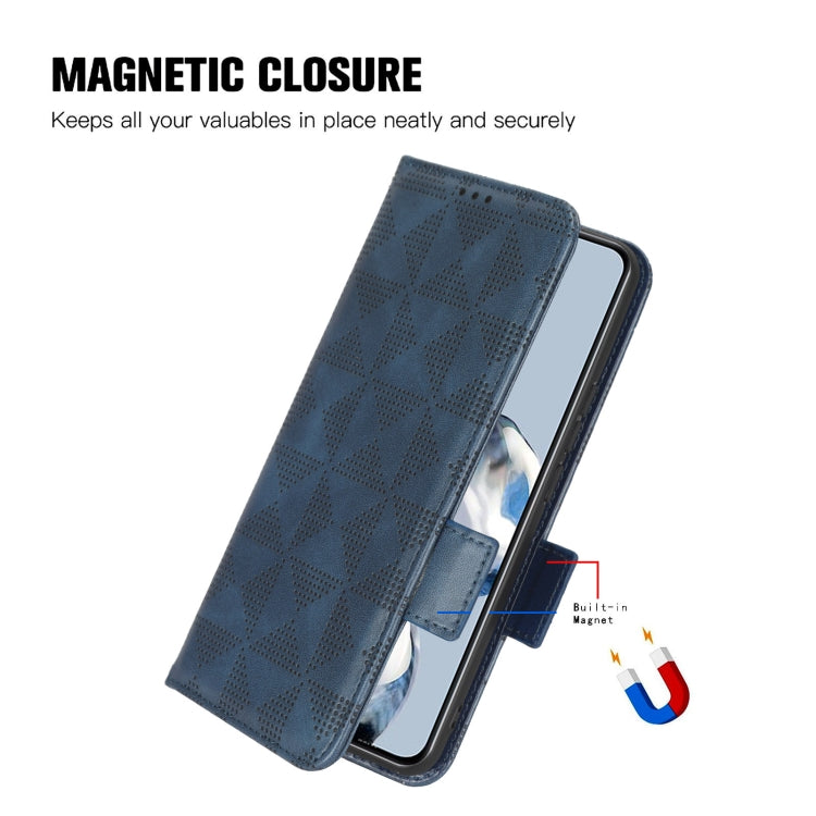 Custodia per telefono in pelle a triangolo simmetrico, For Google Pixel 7