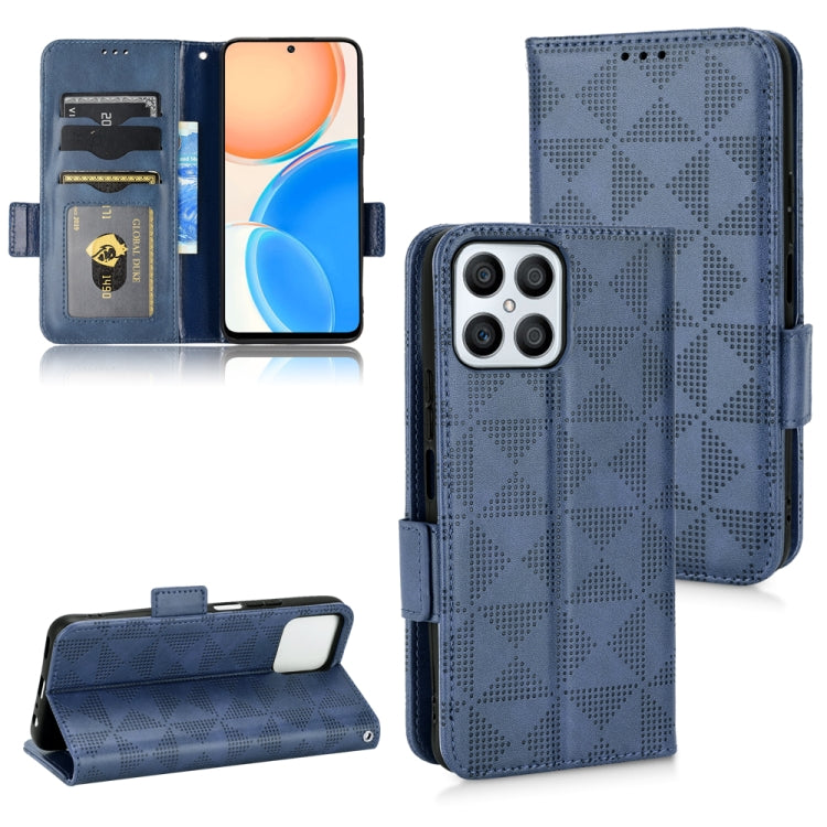 Custodia per telefono in pelle a triangolo simmetrico, For Honor X8