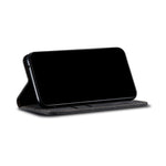 Custodia per telefono in pelle con texture denim, For Samsung Galaxy M14