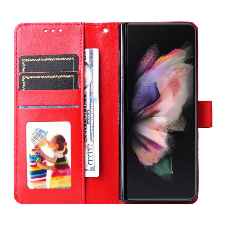 Custodia per telefono in pelle di girasole goffrata, For Samsung Galaxy Z Fold3 5G, For Samsung Galaxy Z Fold4 5G, For Samsung Galaxy Z Flip3 5G, For Samsung Galaxy Z Flip4 5G
