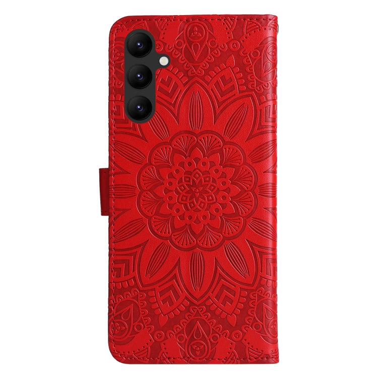 Custodia per telefono in pelle di girasole goffrata, For Samsung Galaxy A24 4G, For Honor X7a, For Honor X8a, For Honor X9a/X40 5G/Magic5 Lite