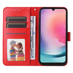 Custodia per telefono in pelle di girasole goffrata, For Samsung Galaxy A24 4G, For Honor X7a, For Honor X8a, For Honor X9a/X40 5G/Magic5 Lite