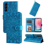 Custodia per telefono in pelle di girasole goffrata, For Samsung Galaxy A24 4G, For Honor X7a, For Honor X8a, For Honor X9a/X40 5G/Magic5 Lite