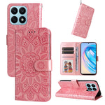 Custodia per telefono in pelle di girasole goffrata, For Samsung Galaxy A24 4G, For Honor X7a, For Honor X8a, For Honor X9a/X40 5G/Magic5 Lite
