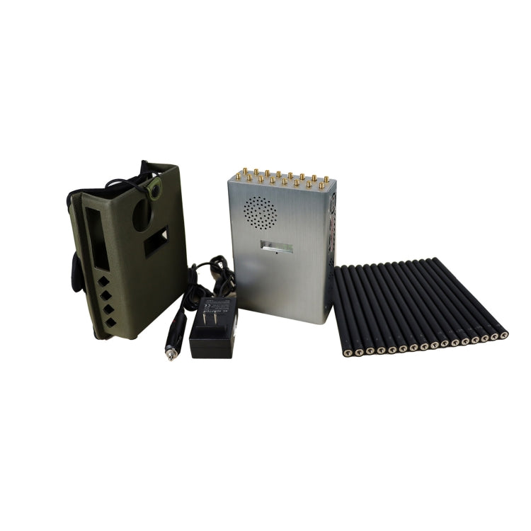 Emittente di disturbo tenuta in mano del segnale del cellulare di frequenza ultraelevata VHF di 18 bande 2G 3G 4G 5G Wi-Fi GPS, JAX-121A-18