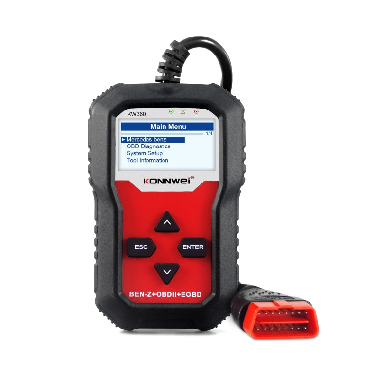 KONNWEI KW360 Rilevatore guasti auto OBD2 per Mercedes-Benz GLB