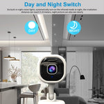 Telecamera WiFi Full HD 1080P con visione notturna e audio bidire