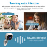 Telecamera WiFi Full HD 1080P con visione notturna e audio bidire
