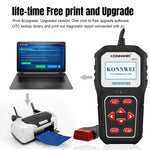 KONNWE KW818 Strumenti diagnostici per rilevatore di guasti Bluetooth per auto OBD2, KW818