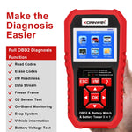 KONNWEI KW880 3 in 1 Diagnosi guasti OBD2 per auto + Tester batteria + Ripristino corrispondenza batteria, BK880