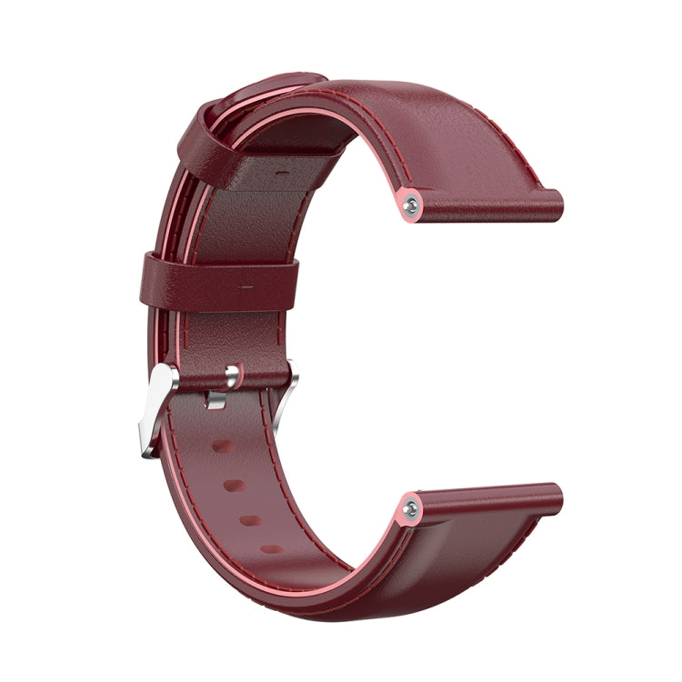 Per cinturino da polso di ricambio per cinturino da polso Garmin Vivoactive 3 Oil Wax in pelle di vitello