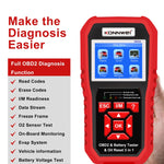 KONNWEI KW 890 Rilevatore di guasti OBD2 per auto 2 in 1 + Reset spia di manutenzione, KW890