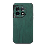 Custodia per telefono in PU con struttura in legno, For OnePlus 11, For OnePlus 11R/Ace 2, For Sony Xperia 1 V, For Samsung Galaxy A24 4G