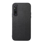 Custodia per telefono in PU con struttura in legno, For OnePlus 11, For OnePlus 11R/Ace 2, For Sony Xperia 1 V, For Samsung Galaxy A24 4G