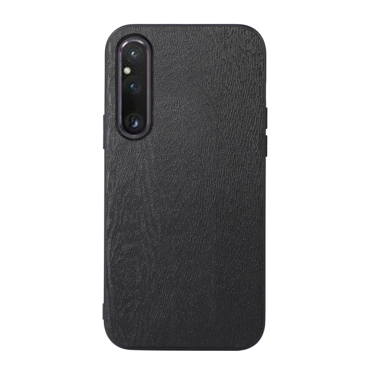 Custodia per telefono in PU con struttura in legno, For OnePlus 11, For OnePlus 11R/Ace 2, For Sony Xperia 1 V, For Samsung Galaxy A24 4G