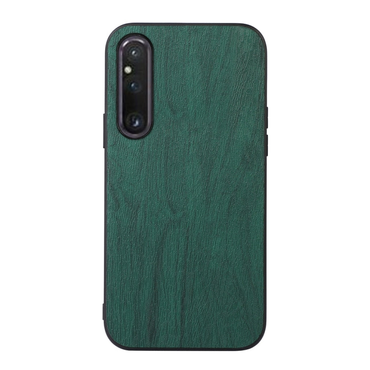 Custodia per telefono in PU con struttura in legno, For OnePlus 11, For OnePlus 11R/Ace 2, For Sony Xperia 1 V, For Samsung Galaxy A24 4G