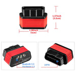 KONNWEI KW903 Bluetooth 5.0 OBD2 Strumenti di scansione diagnostica guasti auto Supporto IOS / Android, KW903