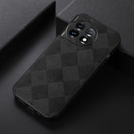Custodia per telefono in PU scozzese intrecciata, For OnePlus 11, For OnePlus 11R/Ace 2, For Samsung Galaxy A24 4G