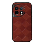 Custodia per telefono in PU scozzese intrecciata, For OnePlus 11, For OnePlus 11R/Ace 2, For Samsung Galaxy A24 4G