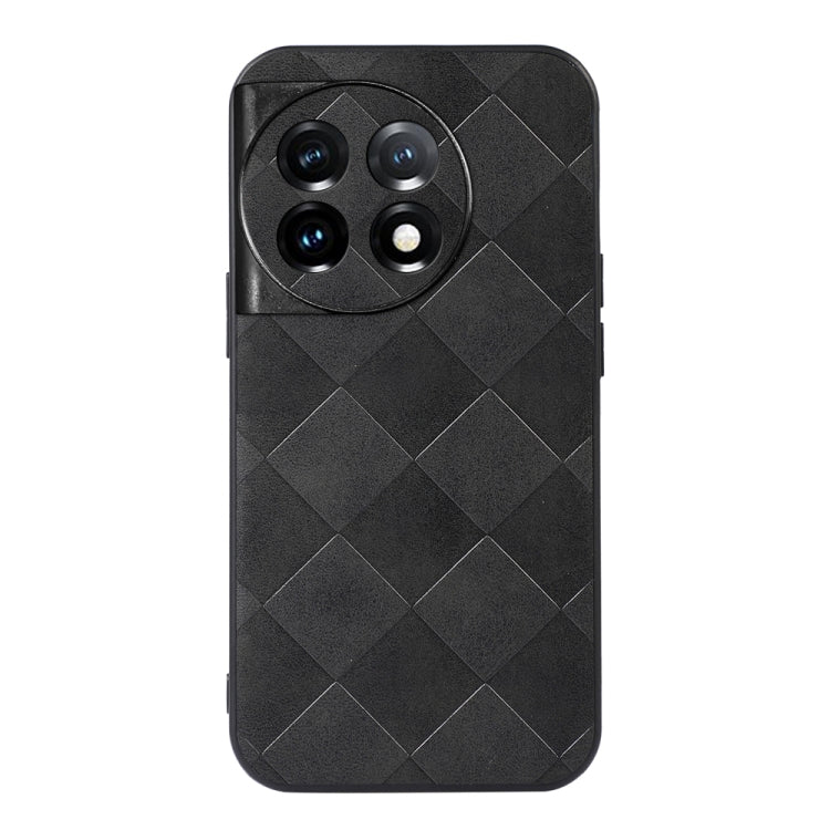Custodia per telefono in PU scozzese intrecciata, For OnePlus 11, For OnePlus 11R/Ace 2, For Samsung Galaxy A24 4G