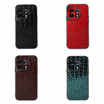 Custodia per telefono in vera pelle con trama di coccodrillo, For OnePlus 11, For OnePlus 11R/Ace 2, For Sony Xperia 1 V, For Samsung Galaxy A24 4G