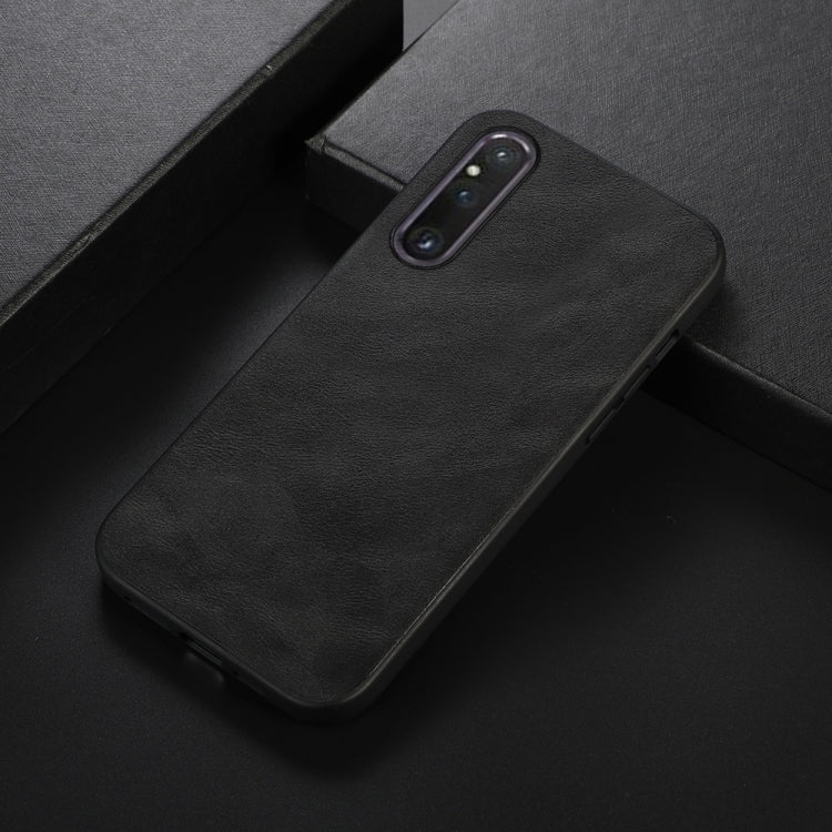 Custodia per telefono PU in pelle bovina, For Sony Xperia 1 V, For Samsung Galaxy A24 4G