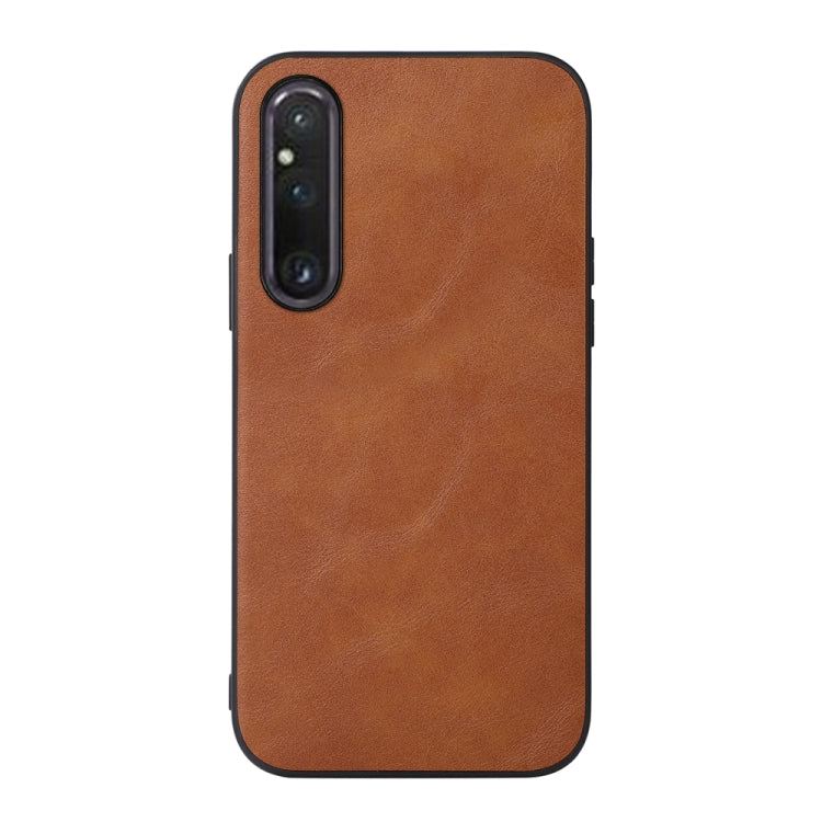 Custodia per telefono PU in pelle bovina, For Sony Xperia 1 V, For Samsung Galaxy A24 4G