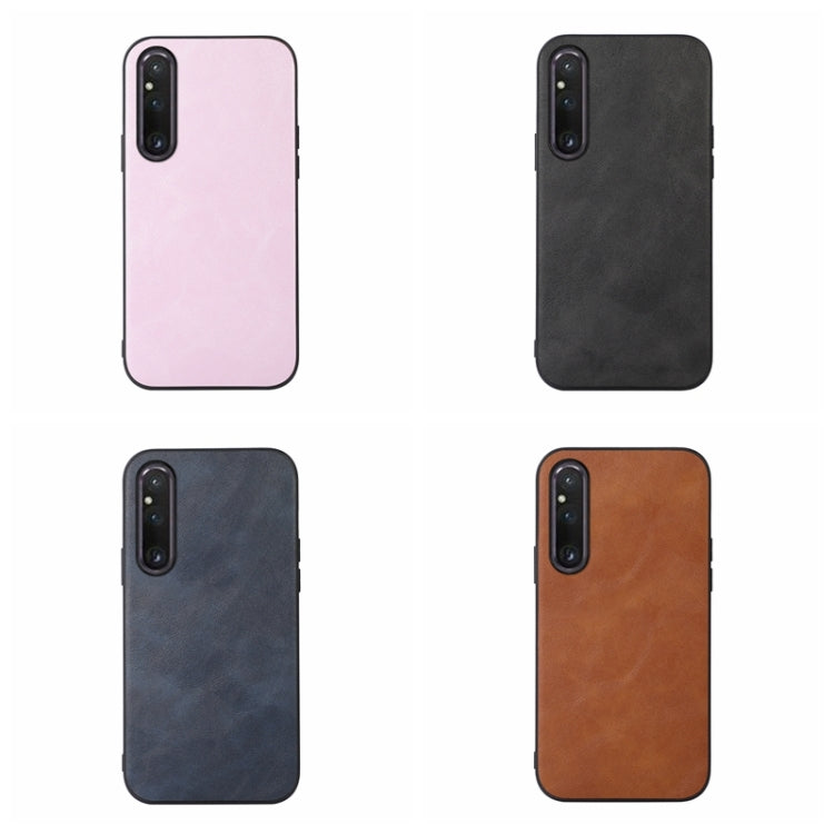 Custodia per telefono PU in pelle bovina, For Sony Xperia 1 V, For Samsung Galaxy A24 4G