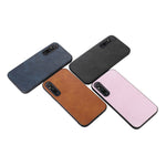 Custodia per telefono PU in pelle bovina, For Sony Xperia 1 V, For Samsung Galaxy A24 4G