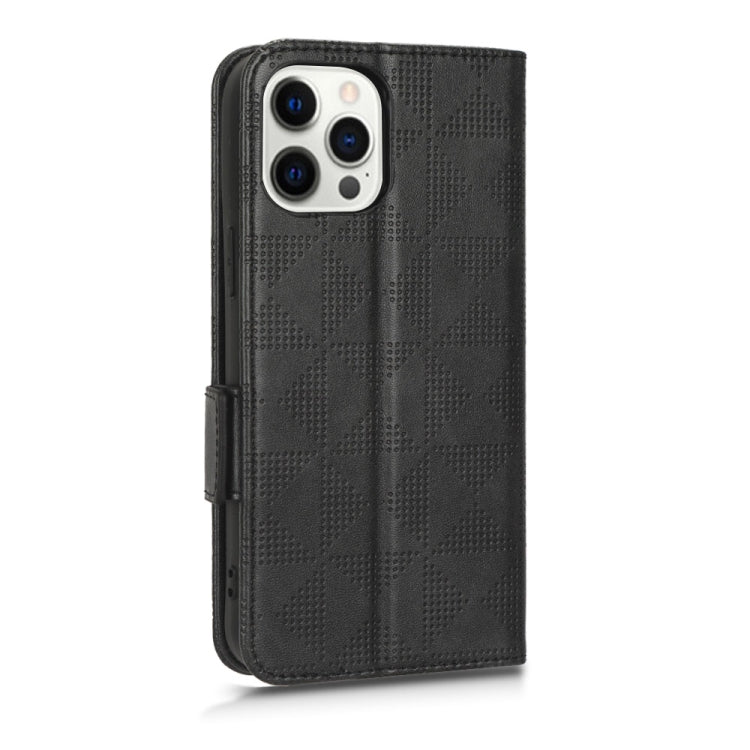 Custodia per telefono in pelle a triangolo simmetrico, For iPhone 12 Pro Max, For iPhone 12 / 12 Pro, For iPhone 12 mini, For iPhone 11 Pro Max