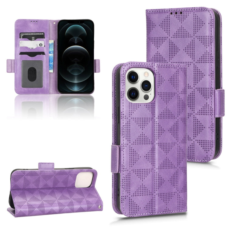 Custodia per telefono in pelle a triangolo simmetrico, For iPhone 12 Pro Max, For iPhone 12 / 12 Pro, For iPhone 12 mini, For iPhone 11 Pro Max