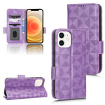 Custodia per telefono in pelle a triangolo simmetrico, For iPhone 12 Pro Max, For iPhone 12 / 12 Pro, For iPhone 12 mini, For iPhone 11 Pro Max