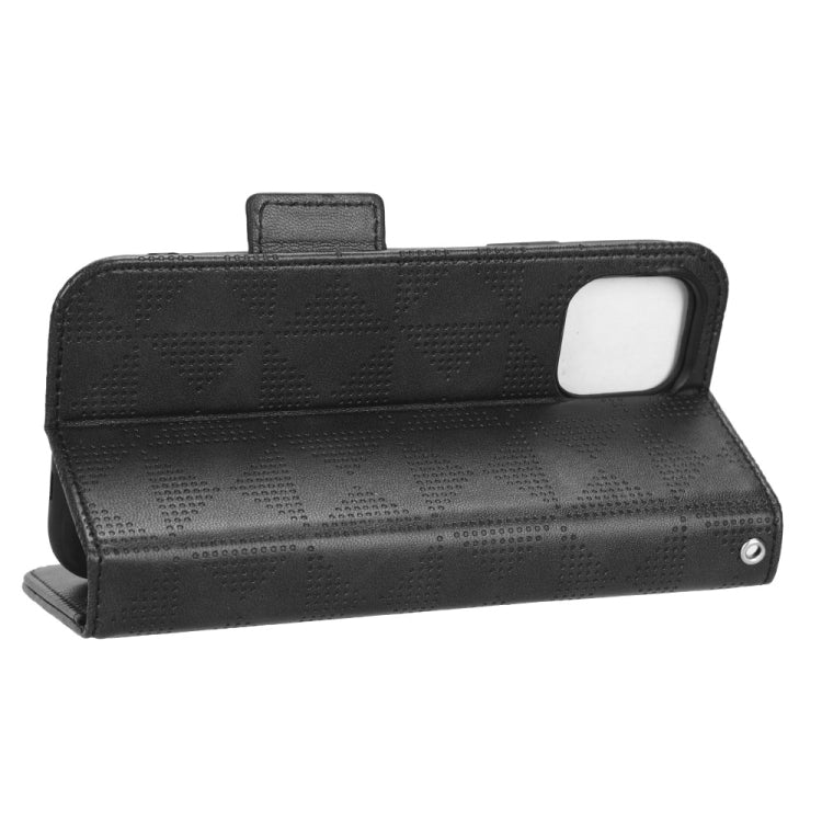 Custodia per telefono in pelle a triangolo simmetrico, For iPhone 11 Pro, For iPhone 11, For iPhone XS Max, For iPhone XS / X