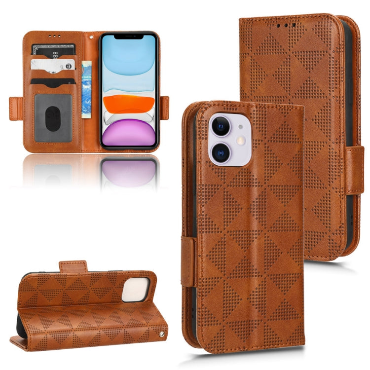 Custodia per telefono in pelle a triangolo simmetrico, For iPhone 11 Pro, For iPhone 11, For iPhone XS Max, For iPhone XS / X