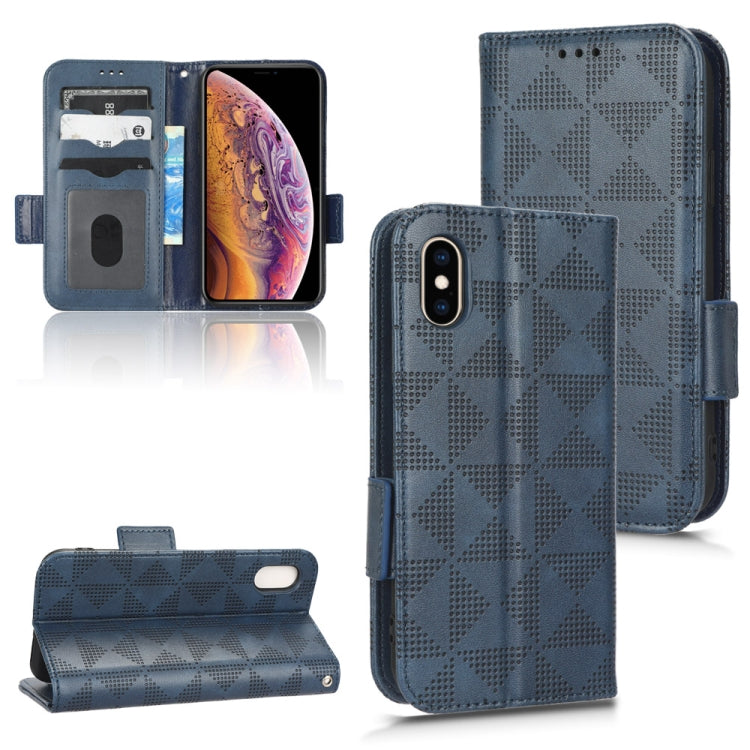 Custodia per telefono in pelle a triangolo simmetrico, For iPhone 11 Pro, For iPhone 11, For iPhone XS Max, For iPhone XS / X