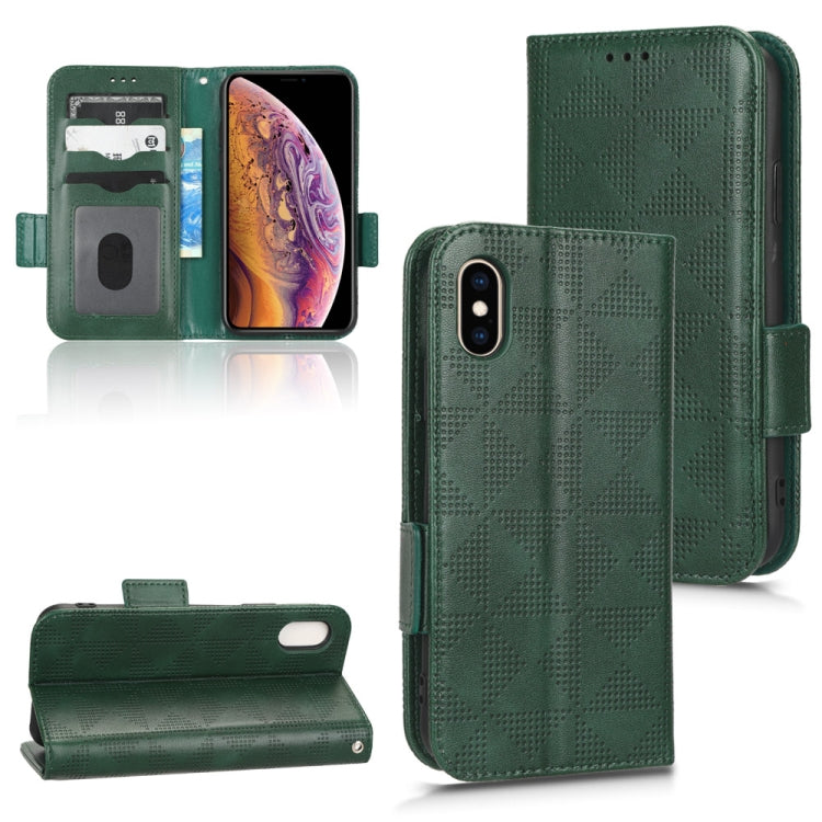 Custodia per telefono in pelle a triangolo simmetrico, For iPhone 11 Pro, For iPhone 11, For iPhone XS Max, For iPhone XS / X