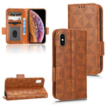 Custodia per telefono in pelle a triangolo simmetrico, For iPhone 11 Pro, For iPhone 11, For iPhone XS Max, For iPhone XS / X