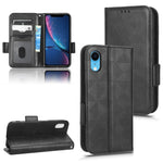 Custodia per telefono in pelle a triangolo simmetrico, For iPhone XR, For iPhone 8 Plus / 7 Plus, For iPhone SE 2022 / SE 2020 / 8 / 7