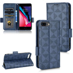 Custodia per telefono in pelle a triangolo simmetrico, For iPhone XR, For iPhone 8 Plus / 7 Plus, For iPhone SE 2022 / SE 2020 / 8 / 7