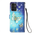 Custodia per telefono in pelle a vibrazione orizzontale con pittura 3D, For Samsung Galaxy A34 5G, For Samsung Galaxy A54 5G