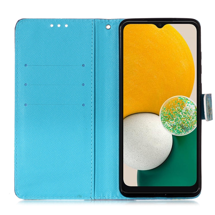 Custodia per telefono in pelle a vibrazione orizzontale con pittura 3D, For Samsung Galaxy A34 5G, For Samsung Galaxy A54 5G