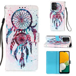 Custodia per telefono in pelle a vibrazione orizzontale con pittura 3D, For Samsung Galaxy A34 5G, For Samsung Galaxy A54 5G