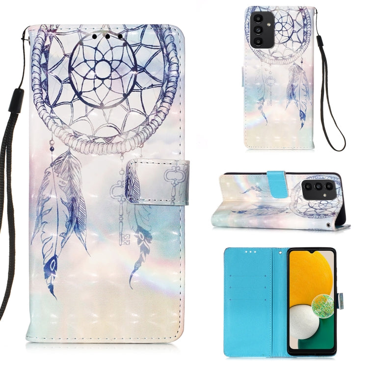 Custodia per telefono in pelle a vibrazione orizzontale con pittura 3D, For Samsung Galaxy A34 5G, For Samsung Galaxy A54 5G