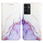 Cassa del telefono di cuoio di vibrazione del modello di marmo PT003, For Samsung Galaxy A34 5G, For Samsung Galaxy A54 5G