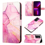 Cassa del telefono di cuoio di vibrazione del modello di marmo PT003, For Samsung Galaxy A34 5G, For Samsung Galaxy A54 5G